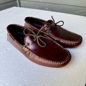 Johnston & Murphy Hardiman Men's Size 9.5 M Moccasins Brown Driving Shoes